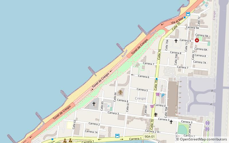 playas de crespo cartagena location map