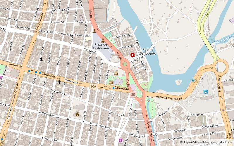 museo de arte moderno de barranquilla location map