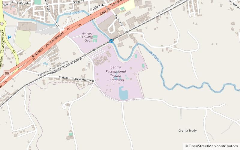 Gaira-Rodadero location map