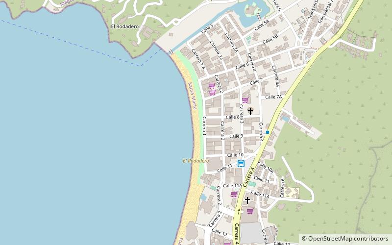 El Rodadero location map