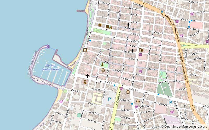 Parque de los Novios location map