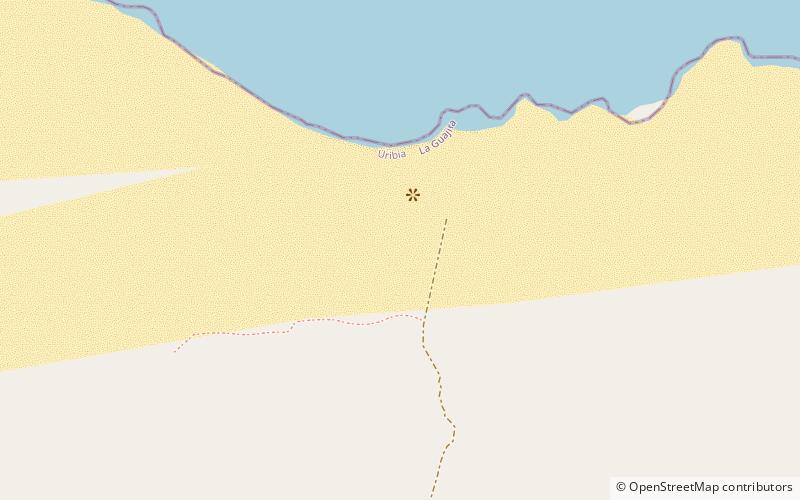 Dunas de Taroa location map
