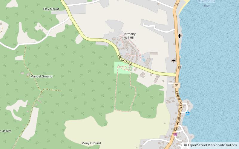 national university of colombia at san andres wyspa san andres location map
