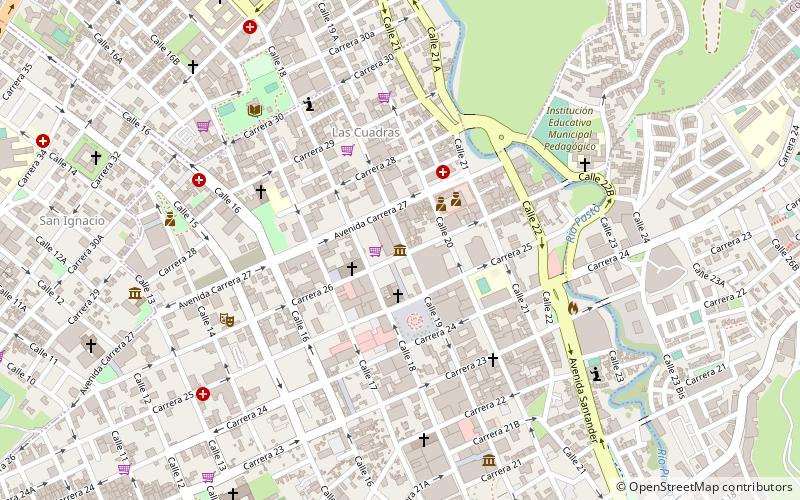 Pinacoteca Departamental location map