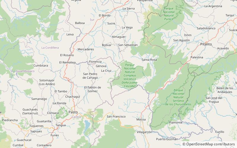 petacas parque nacional natural complejo volcanico dona juana cascabel location map