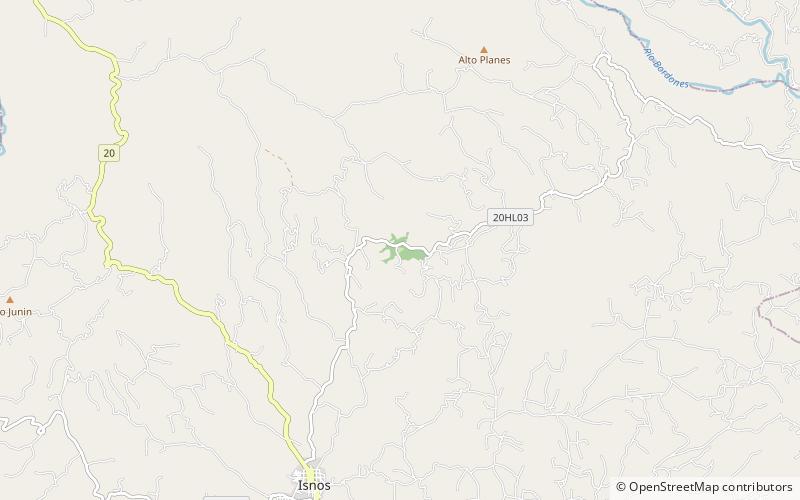 Isnos location map
