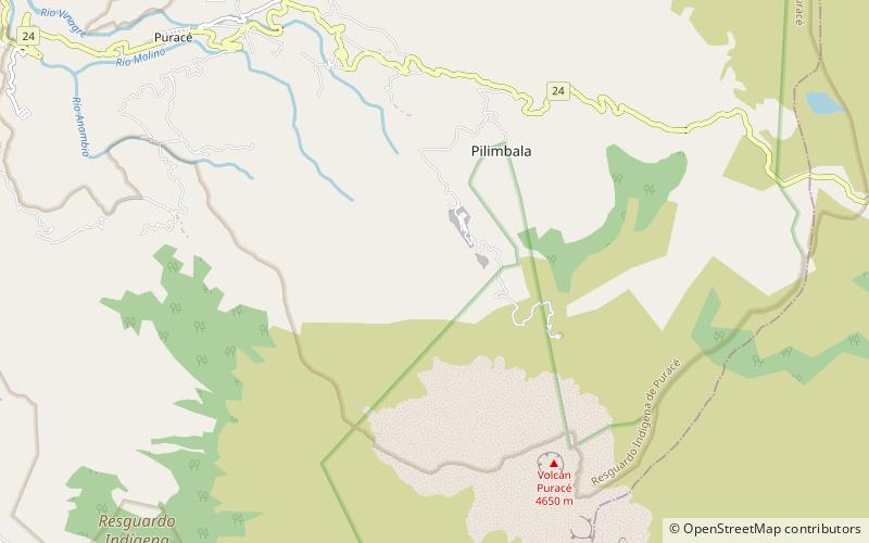 Northern Andean páramo location map