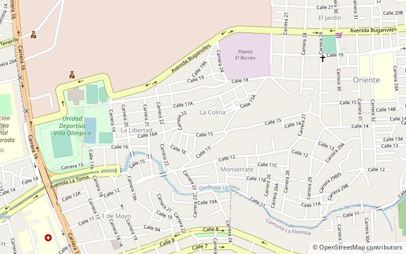 Stade Guillermo Plazas Alcid location map