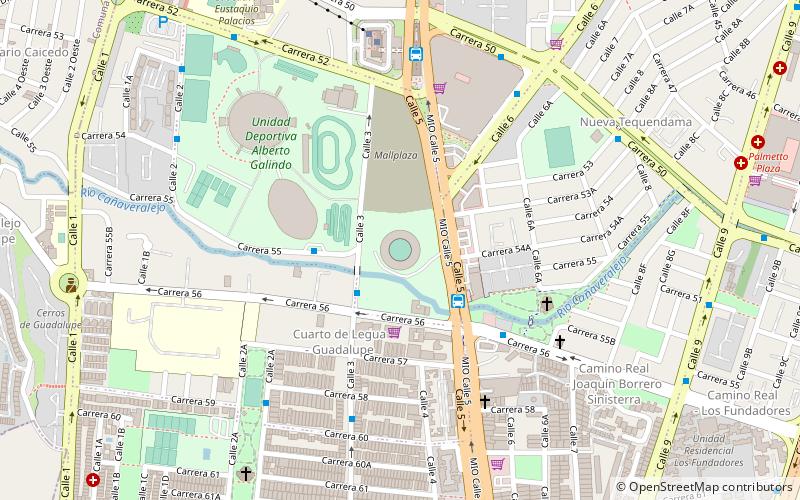 plaza de toros canaveralejo cali location map