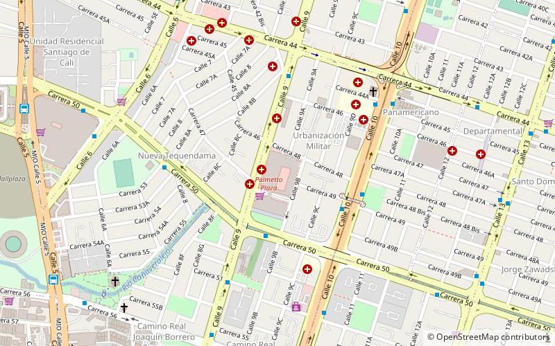 Palmetto Plaza location map