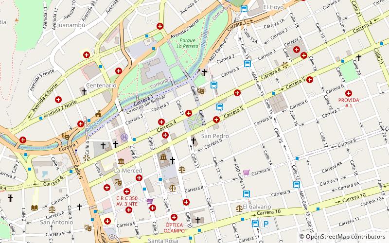 Plaza de Cayzedo location map