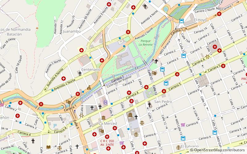 Bulevar de la Avenida Colombia location map