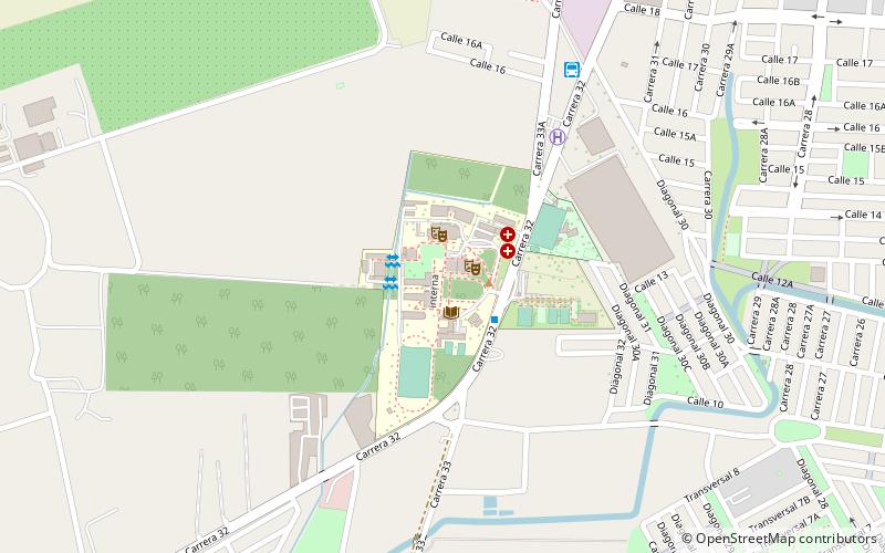 Université nationale de Colombie location map