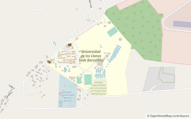 University of the Llanos location map