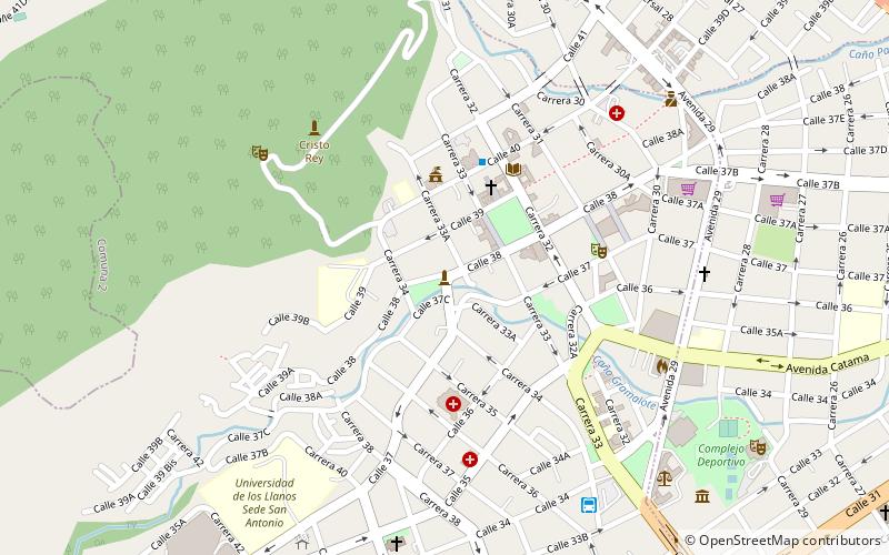 plaza de la cruz villavicencio location map
