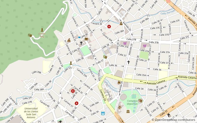 plazoleta centauros villavicencio location map