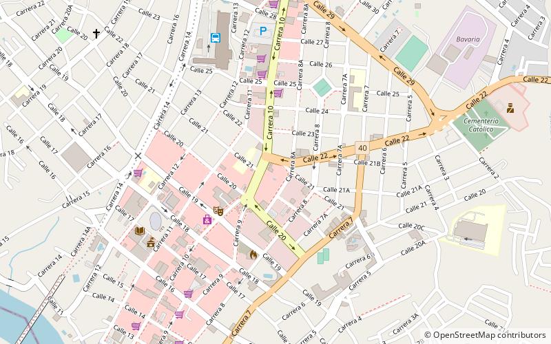 Girardot location map
