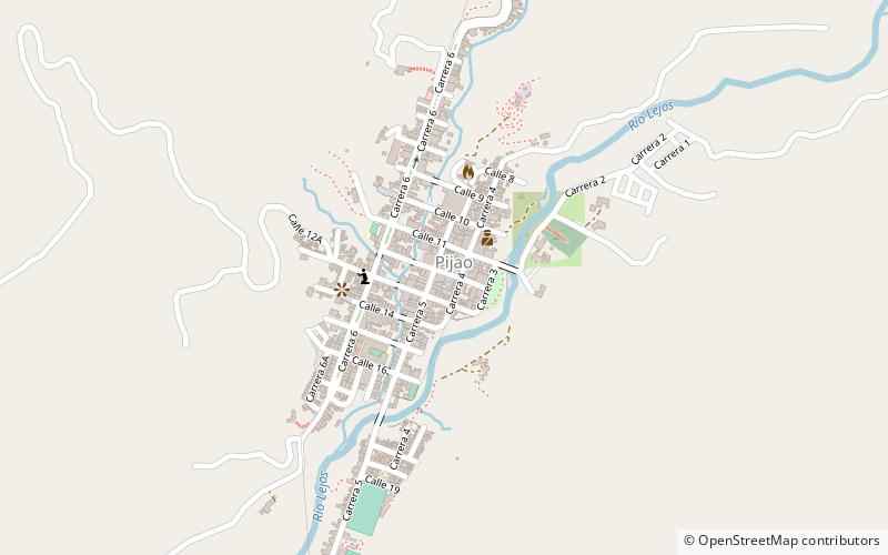Pijao location map