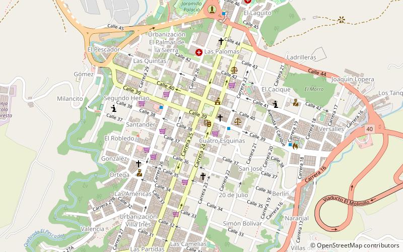 Calarcá location map