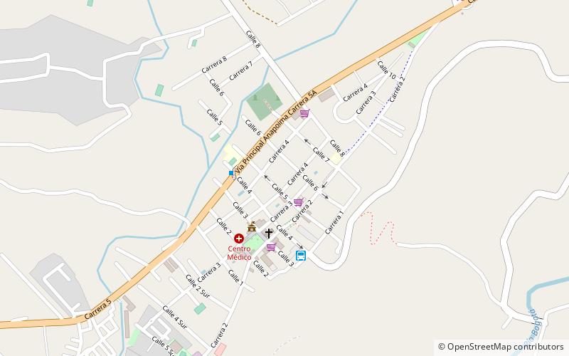 Anapoima location map