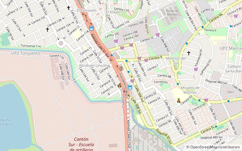 molinos bogota location map