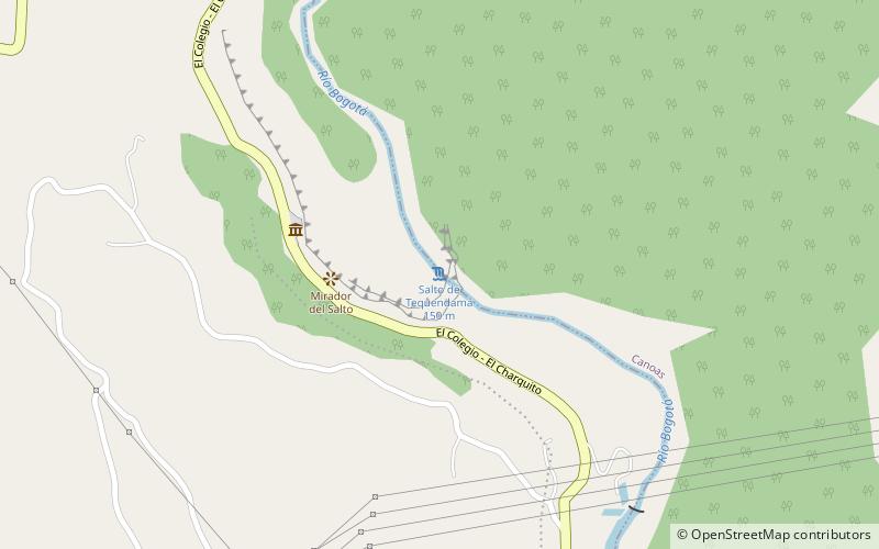 Tequendama Falls location map