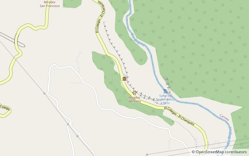 Tequendama Falls Museum location map