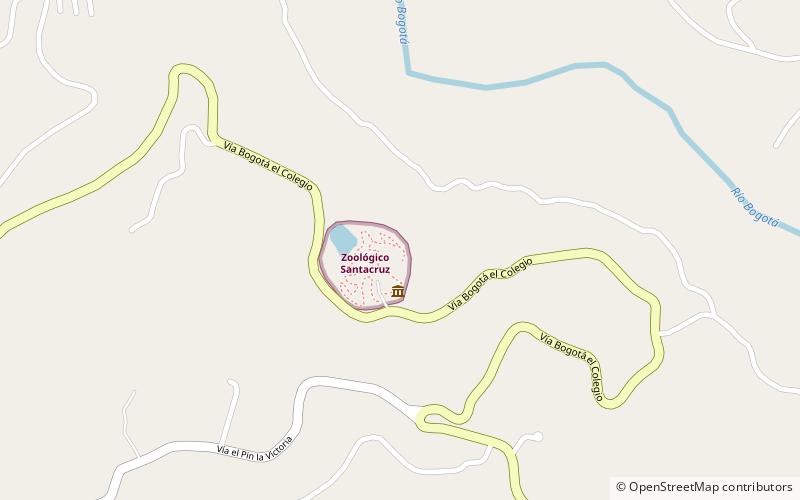 zoologico santa cruz location map