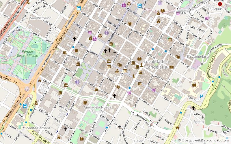 Palais San Carlos location map