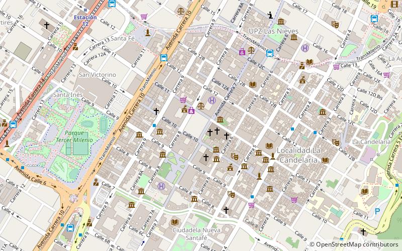 Urban water management in Bogotá location map