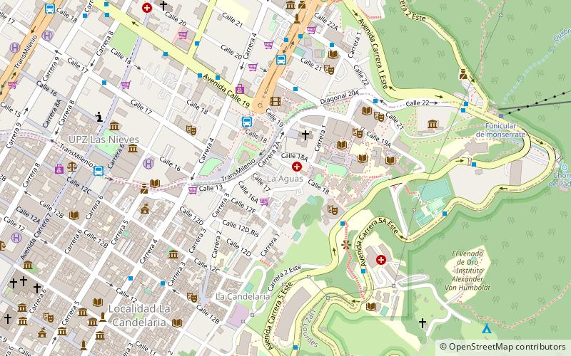 Las Aguas location map