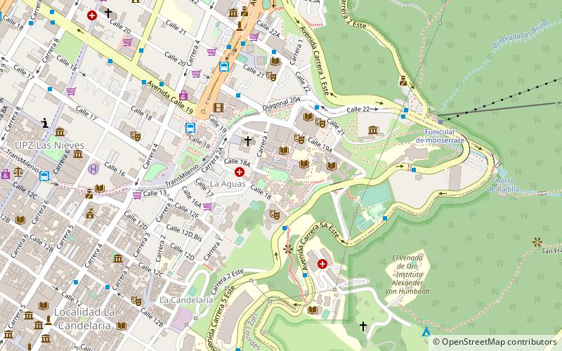 Universidad Central location map