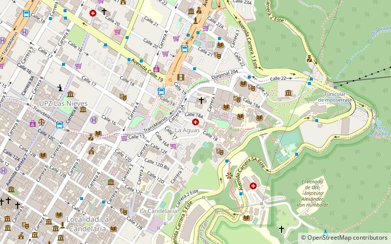 University of Los Andes location map