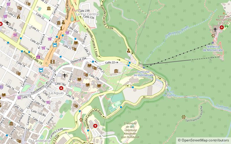 quinta de bolivar bogota location map