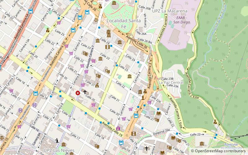 Jorge Tadeo Lozano University location map
