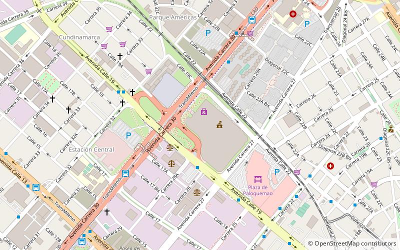 Avenida NQS location map