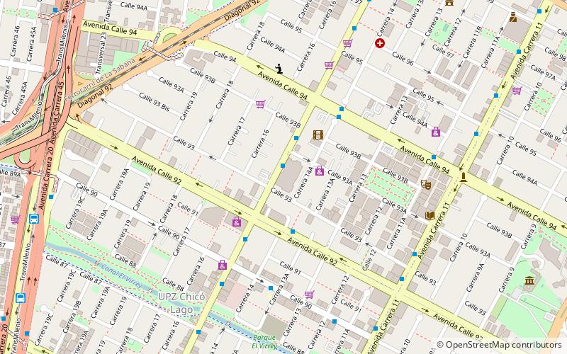 Centro 93 location map