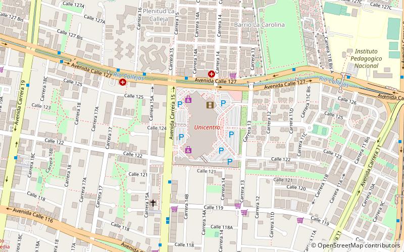 unicentro bogota location map
