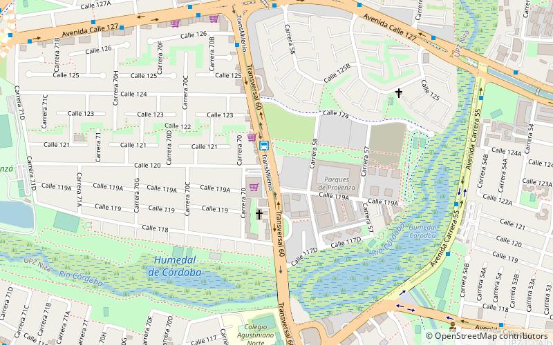 Avenida Suba location map
