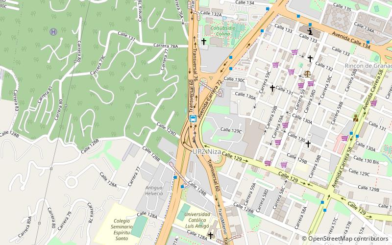 Suba Avenida Boyacá location map