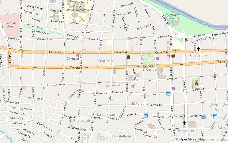 Catedral de Nuestra Señora del Carmen location map