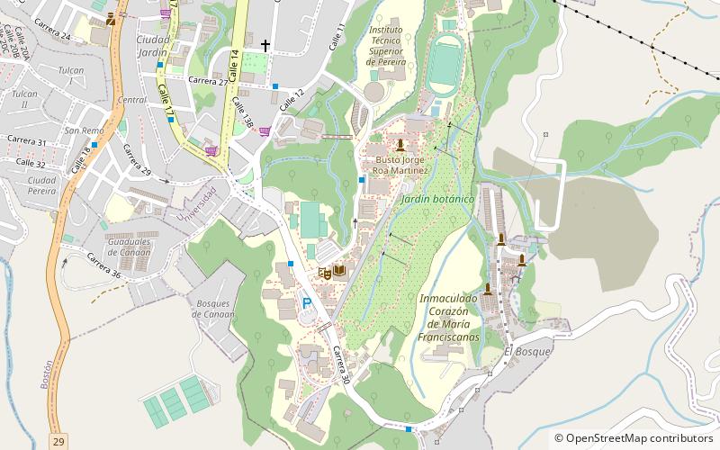 Université technologique de Pereira location map