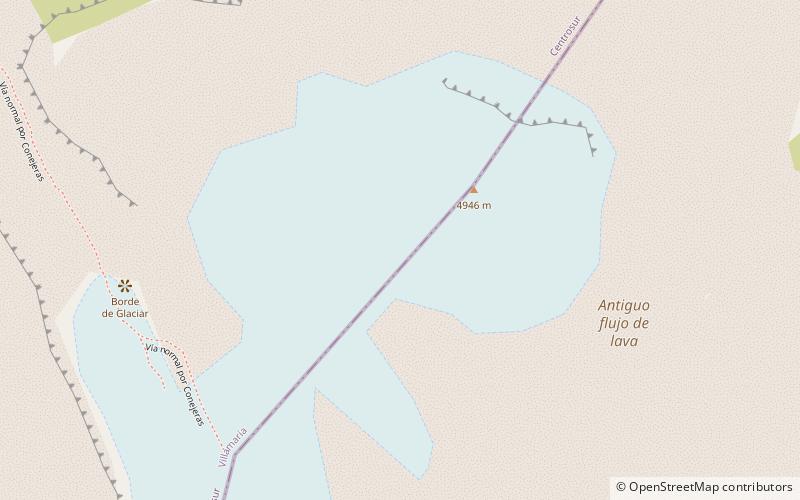 Santa Isabel Volcano location map