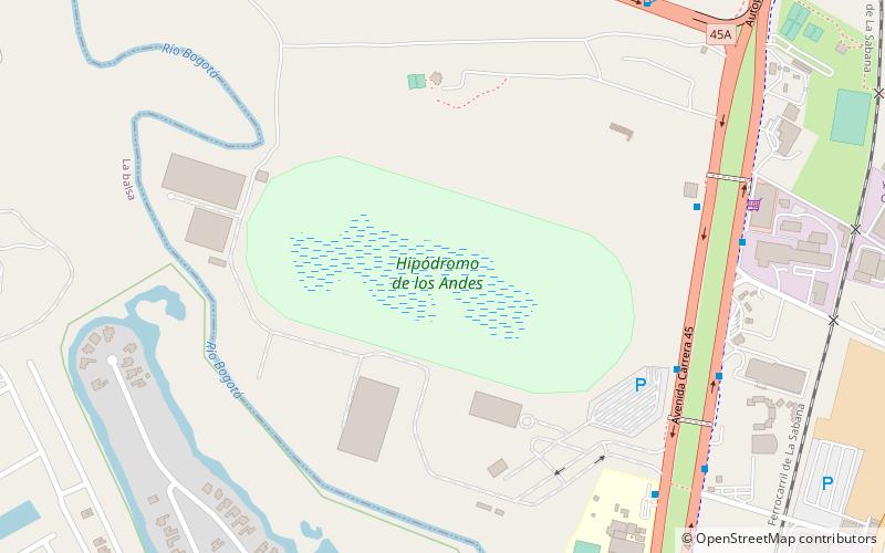 Hipódromo de Los Andes location map