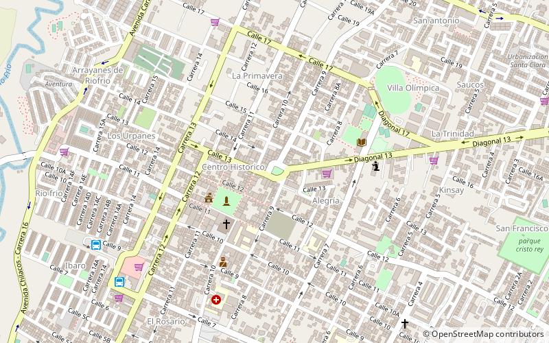 parque ospina chia location map