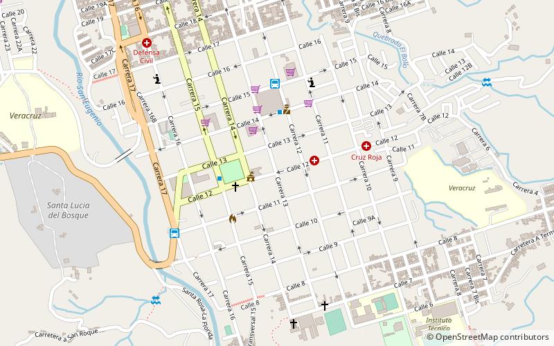 Santa Rosa de Cabal location map