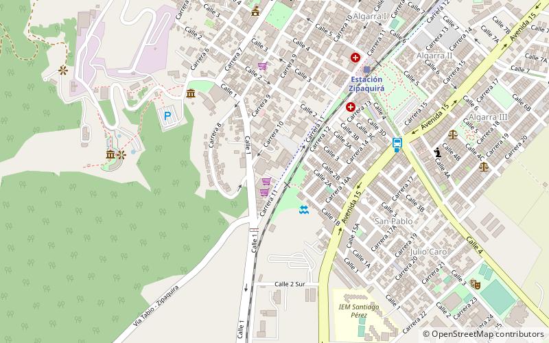 casona zipaquira location map