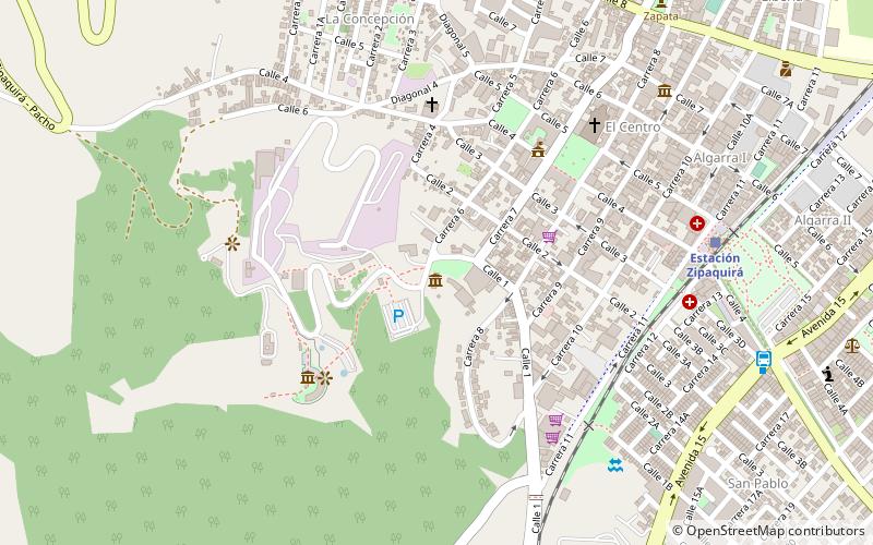 muzeum archeologiczne zipaquira location map