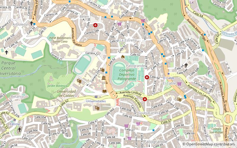 Stade Palogrande location map