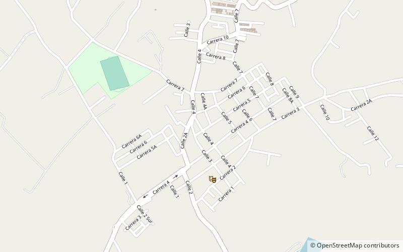 Cogua location map